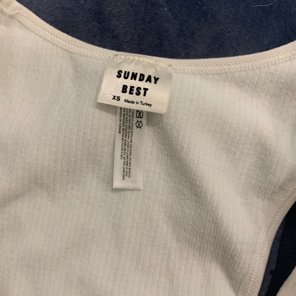 white tank top aritzia sunday best - Picture 3 of 3
